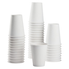 Karat 8oz Paper Hot Cups - White (80mm) - 1,000 ct, C-K508W picture