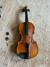 A rare Vintage old German violin unlabeled 4/4 mellow, round, smooth for repair picture