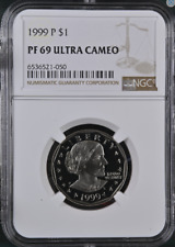 1999 P Proof Susan B. Anthony Dollar NGC PF 69 Ultra Cameo picture