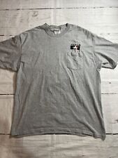 Vintage Texas Pocket T Shirt Tee Single Stitch Embroidered XL USA 90s Austin picture