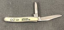 Vintage EXIDE BATTERIES Lifetime Guarantee - Advertising Pocket Knife - Colonial picture