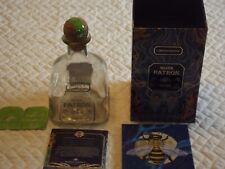 Empty Patron Silver Bottle with Collectors Bee Tin picture