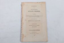 EARLY AMERICAN PRISONS 1806 An Account of the Massachusetts State Prison History picture