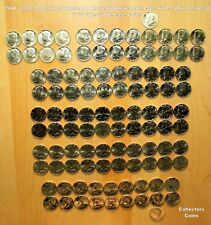 1964 - 2023 Kennedy Half P&D 114 Coin COMPLETE Uncirculated Set w/2 