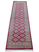 Genuine Handmade Red kitchen carpet runner Bokara 2' 8'' x 8' 4'' Silken Rug picture