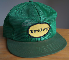 Trelay Patch Snapback Hat Vintage Mesh K-Brand Green Farming Agriculture USA(L2) picture
