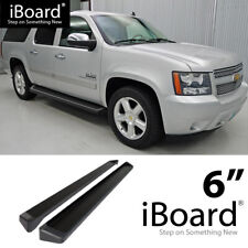 Running Board Step 6in Aluminum Black Fit Chevy Suburban GMC Yukon XL 05-20 picture