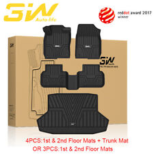 3W Floor Mats For Honda Civic 2016-2024 TPE All Weather Liner Fit Honda Civic picture