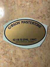 Gibson Mastertone Style Banjo Rim Decal NASHVILLE, TENN picture