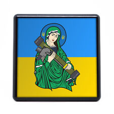 Saint Javelin Fridge Magnet | Stop War | Stay with Ukraine | Ukrainian Military picture