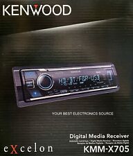 NEW Kenwood KMM-X705 1-DIN Car Digital Media Receiver w/ Bluetooth, HD Radio picture
