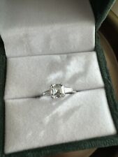 3 Stone Engagement Ring - IGI Certified Asscher Cut Lab Grown Diamond - 1.3 TCW picture