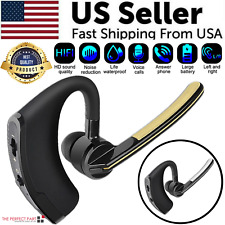 Bluetooth Earpiece Wireless Headset Noise Cancelling Headphones Driver Trucker picture