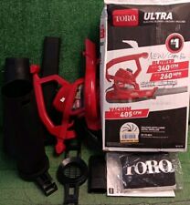 Toro (51619) Ultra Electric Blower Vacuum Mulcher- Red 260mph - NEW Open Box picture