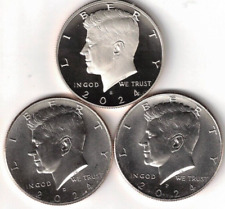 2024-P +D+S Brilliant Uncirculated Kennedy Half Dollar with Clad Proof 3 Coins picture