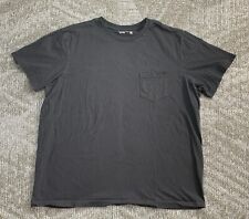 American Giant T Shirt Mens 2XL Black Made In The USA Short Sleeve Pocket Tee picture