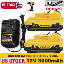 For DeWalt 12V 12 Volt MAX 3.0Ah Lithium-Ion for DCB120 Battery/Charger replace picture
