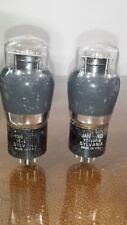 MILITARY TEST NOS Matched Pair SYLVANIA 6V6G 6V6 TV-107-B SMOKED Glass Tube TV-7 picture