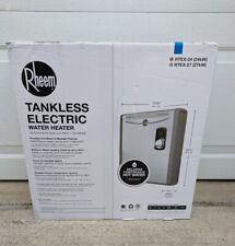 New Rheem RTEX-24 24kW 240V Electric Tankless Water Heater, Gray  picture