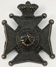 British Army; Victorian King's Royal Rifle Corps (K.R.R.C.) Militia Cap Badge picture