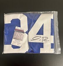 INDIANAPOLIS COLTS BLUE ISAIAH RODGERS SIGNED CUSTOM JERSEY   JSA picture