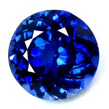 46 Ct+ Natural Round Cut Huge Blue Ceylon Sapphire GIE Certified Loose Gemstone picture