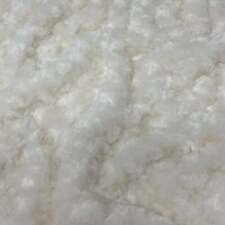Soft Luxurious Rosebud Rose Cuddle Minky Fur by the Yard - IVORY CREAM picture
