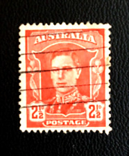 Australian Rare Stamp King George V1  Red  2 1/2d Very Good Condition picture