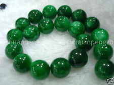 Natural 8mm Green Emerald Round Gemstone Loose Beads 15'' Strand picture