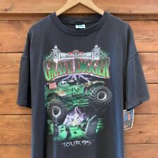 Grave Digger Monster Truck Tour 95 Black Unisex T shirt All Size S-5XL KH2990 picture