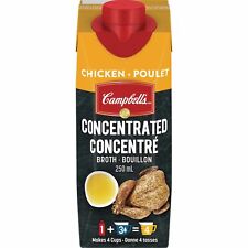 3PACK CAMPBELL'S Concentrated CHICKEN Broth 250ML CANADA ALWAYS FRESH  picture