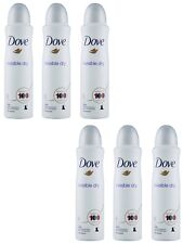 6 x Dove Invisible Dry for Women Spray Deodorant Anti Perspirant 150 Ml / 5.07oz picture