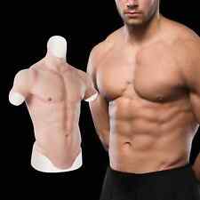 Handmade Realistic Silicone Muscles Cosplay Fake Chest Your Belly Crossdresser picture