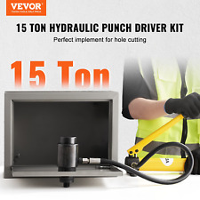 VEVOR Hydraulic Knockout Punch Kit, 15 Ton 1/2