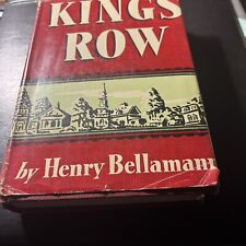 Kings Row By Henry Bellamann Rare 1942 First Edison picture