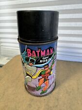 1966 Batman And Robin vintage metal Thermos Aladdin AMAZING picture