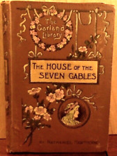 Nathaniel Hawthorne - House of The Seven Gables c.1880s Hardcover Book Novel picture