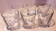 LIBBEY Double Old Fashion Glasses 12 Oz.- Heavy bottoms- Set of 6 picture