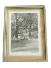 FRANK HOHENBERGER PHOTO BROWN COUNTY NASHVILLE INDIANA WINTER PEACE VTG Rare picture