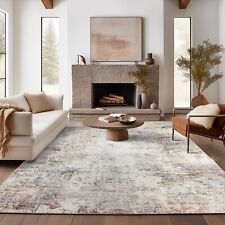 Area Rug Washable Rug Abstract Floor Mat Colorful Overdyed Distressed Carpet picture