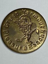 RARE OLD GREAT YARMOUTH PLEASURE BEACH AMUSEMENT PARK RIDE TOKEN ENGLAND #rt1 picture