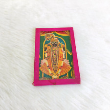 Vintage Lord ShrinathJi Print Well Framed Decorative Collectible Religious PR101 picture