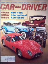 VINTAGE LA BARCHETTA - CAR AND DRIVER MAGAZINE, MAY 1963 VOLUME 8 NUMBER 11 picture