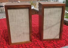 KLH Model 15 Vintage - Pair / Hand-built Walnut Shelf Speakers w Wires picture