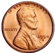 1954-S Gem Red BU US Lincoln Wheat Cent Penny “Best Value On eBay”S&H W/Tracking picture
