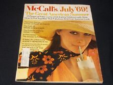 1969 JULY MCCALL'S MAGAZINE - NICE COLOR COVERS & ADS - E 1143 picture