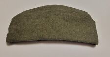 WWII Gray Swedish Wool Garrison Uniform Side Cap Hat Size 55 I.E. picture