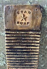 Vintage Star Soap Wood Washboard picture