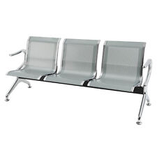 3 Seat Waiting Chair Reception Room Guest Chair Airport Bench Office Bank Clinic picture