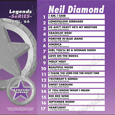 NEIL DIAMOND LEGENDS SERIES VOL-66 KARAOKE CD+G NEW IN PLASTIC w/PRINT 17TRACKS picture